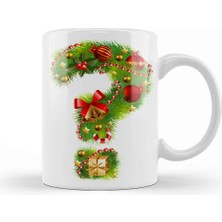 Baskı Dükkanı Yeni Yıl Yılbaşı Özel Soru Işareti Kupa Bardak Porselen