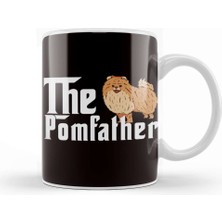 Baskı Dükkanı Pomfather Pomeranian Pommy Pom German Spitz Poland Toy Dog Kupa Bardak Porselen