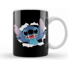 Baskı Dükkanı Arte Stitch Kupa Bardak Porselen
