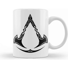 Baskı Dükkanı Assassins Creed Valhalla The Axe Of Assassins Kupa Bardak Porselen