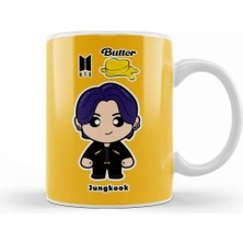 Baskı Dükkanı Bts Jungkook Butter Version Kupa Bardak Porselen