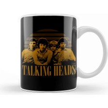 Baskı Dükkanı Talking Heads Retro Kupa Bardak Porselen