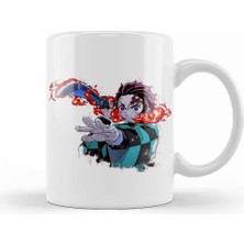 Baskı Dükkanı Tanjiro Fire Kupa Bardak Porselen