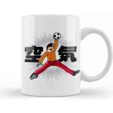 Baskı Dükkanı Captain Tsubasa Air Goalkeeper Kupa Bardak Porselen
