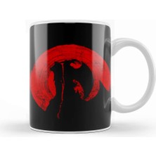Baskı Dükkanı Red Sun Devilman Kupa Bardak Porselen