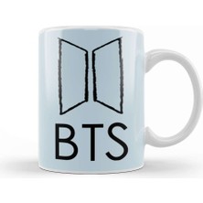 Baskı Dükkanı Bts On Logo Kupa Bardak Porselen
