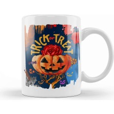 Baskı Dükkanı Trick Or Treat 02 Kupa Bardak Porselen