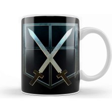 Baskı Dükkanı Trainee Attack On Titan Kupa Bardak Porselen