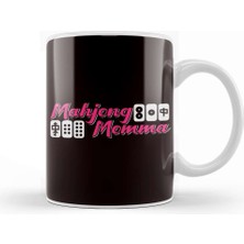 Baskı Dükkanı Mahjong Chick Player Board Game Mah-Jongg China Solitaire Kupa Bardak Porselen