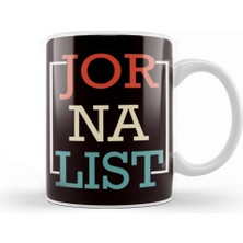 Baskı Dükkanı Journalist Reporter Author Writer Journalism Press Free News Kupa Bardak Porselen