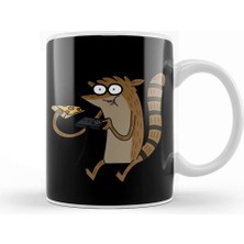 Baskı Dükkanı Rigby A Video Gamer Kupa Bardak Porselen