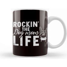 Baskı Dükkanı Mom Dogs Life Dog Owner Puppy Mother Animal Lover Pets Kupa Bardak Porselen