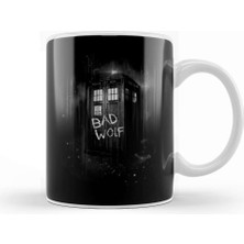 Baskı Dükkanı Bad Wolf Kupa Bardak Porselen