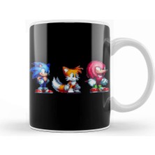 Baskı Dükkanı Sonic The Hegdehog The Trinity Kupa Bardak Porselen