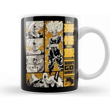 Baskı Dükkanı Son Gohan Dragon Ball Z Manga Panel Design Kupa Bardak Porselen