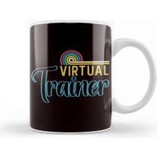 Baskı Dükkanı Virtual Personal Trainer Fitness Instructor Workout Coach Kupa Bardak Porselen