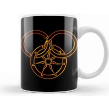Baskı Dükkanı Wheel Of Time Logo Kupa Bardak Porselen