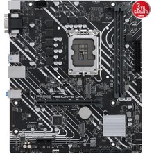 Asus Prime H610M-E D4 Ddr4 3200(OC) VGA HDMI Dp M.2 Matx 1700P