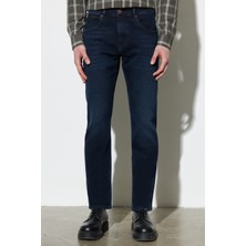 Wrangler Texas Slim Fit Dar Kesim Normal Bel Mavi Esnek Jean Kot Pantolon