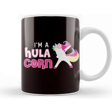 Baskı Dükkanı  Unicorn er Hooping Fitness Sports Circus Kupa Bardak Porselen