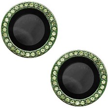 Cep Case Apple  iPhone 12 Kamera Lens Koruyucu Swarovski Diamond Taşlı Şık Parlak Lens Koruma