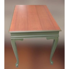 Bengi Ticaret Çalışma masa ST 90141 model kayın aslan ayak Parlak ceviz yeşil renk uyum El yapı