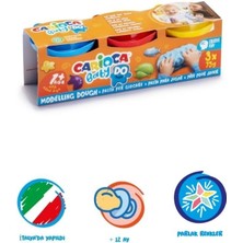 Carıoca Bebek Oyun Hamuru 3 Parça x 75 gr