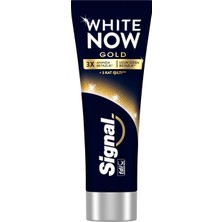 Signal White Now Gold Anında Beyazlatıcı Leke Karşıtı Diş Macunu Kahve ve Sigara Lekelerine Etkili 75ml