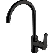 Newarc Domino Dönerli Lavabo Bataryası Siyah 971731B