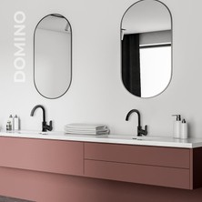 Newarc Domino Dönerli Lavabo Bataryası Siyah 971731B
