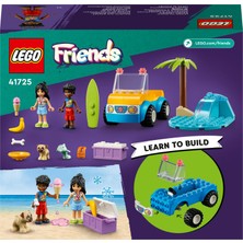 LEGO  Friends Plaj Arabası Eğlencesi 41725 - 4 Yaş ve Üzeri Çocuklar İçin 2 Mini Bebek, Bir Köpek Karakteri ve Bir Plaj Arabası İçeren Yaratıcı Oyuncak Yapım Seti (61 Parça)