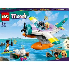 LEGO  Friends Deniz Kurtarma Uçağı 41752 - 6 Yaş ve Üzeri Çocuklar İçin 2 Mini Bebek ve Bir Balina Figürü İçeren Yaratıcı Oyuncak Yapım Seti (203 Parça)