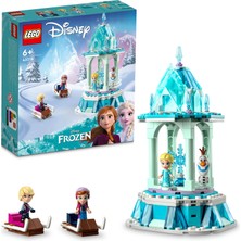 LEGO  Disney Princess Anna ve Elsa'nın Sihirli Atlıkarıncası 43218 - 6 Yaş ve Üzeri Çocuklar İçin  Yaratıcı Oyuncak Yapım Seti (175 Parça)