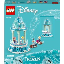 LEGO  Disney Princess Anna ve Elsa'nın Sihirli Atlıkarıncası 43218 - 6 Yaş ve Üzeri Çocuklar İçin  Yaratıcı Oyuncak Yapım Seti (175 Parça)