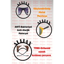 Alijax Foco Matte Green Double-C Mavi Işık Filtreli Dinlendirici Ekran Gözlüğü ALE-TS018