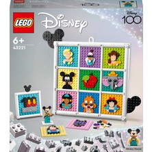 LEGO® | Disney Classic Disney Animasyon İkonlarının 100 Yılı 43221 - 6 Yaş ve Üzeri Çocuklar İçin  Koleksiyonluk ve Sergilenebilir Disney Yaratıcı Oyuncak Yapım Seti (1.022 Parça)