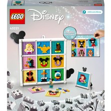 LEGO® | Disney Classic Disney Animasyon İkonlarının 100 Yılı 43221 - 6 Yaş ve Üzeri Çocuklar İçin  Koleksiyonluk ve Sergilenebilir Disney Yaratıcı Oyuncak Yapım Seti (1.022 Parça)