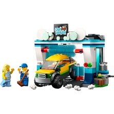 LEGO  City Oto Yıkama 60362 - 6 Yaş ve Üzeri Çocuklar İçin Bir Araba ve 2 Minifigür İçeren Yaratıcı Oyuncak Yapım Seti (243 Parça)