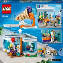 LEGO®City Dondurma Dükkanı 60363 - 6 Yaş ve Üzeri Çocuklar İçin  Yaratıcı Oyuncak Yapım Seti (296 Parça)