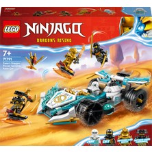 LEGO  Ninjago Zane'in Ejderha Gücü Spinjitzu Yarış Arabası 71791 - 7 Yaş ve Üzeri Çocuklar İçin 4 Minifigür İçeren Yaratıcı Oyuncak Yapım Seti (307 Parça)