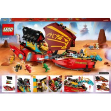 LEGO® NINJAGO® Destiny's Bounty - zamana karşı yarış 71797 - 9 Yaş ve Üzeri İçin Çocuklar İçin 2 Ejderha Figürü İçeren Yaratıcı Oyuncak Yapım Seti (1.739 Parça)