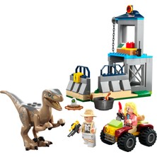 LEGO  Jurassic World Velociraptor Kaçışı 76957 - 4 Yaş ve Üzeri Çocuklar İçin  Yaratıcı Oyuncak Yapım Seti (137 Parça)