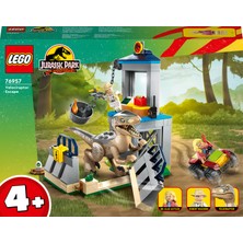 LEGO  Jurassic World Velociraptor Kaçışı 76957 - 4 Yaş ve Üzeri Çocuklar İçin  Yaratıcı Oyuncak Yapım Seti (137 Parça)