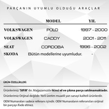 Alpha Auto Part Volkswagen Polo, Caddy, Seat Cordoba, Skoda Için Arka Silecek Kapağı