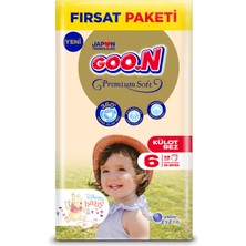 Goo.N Premium Soft 6 Numara Süper Yumuşak Külot Bebek Bezi Fırsat Paketi - 48 Adet