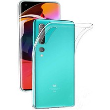 Kılıfmania Xiaomi Mi 10 ile Uyumlu Kapak 1mm Süper Silikon Şeffaf Kılıf