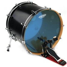 Evans Deri 22 Hydraulıc Blue Kick Clear Yağlı Mavi Çift