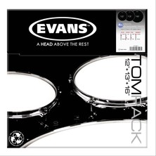 Evans Deri Seti 12+13+16 Onyx Tom Kumlu Siyah Standart K