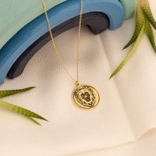 Dkmn Silver 925 Ayar Aslan Sembol Gümüş Kolye Galatasaray Sembol Kolye