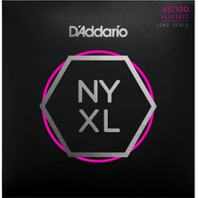 Daddario Bas Gitar Tel Seti, Nyxl Serisi, Long Scale, 4 Tel